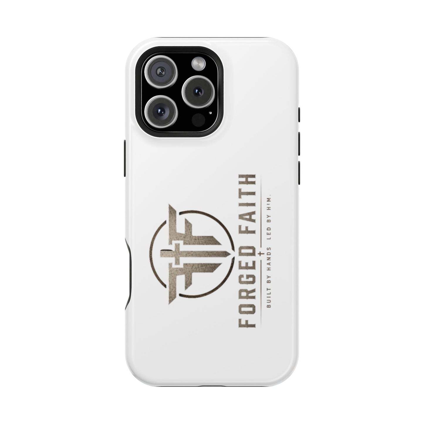 Magnetic Forged Faith logo phone case