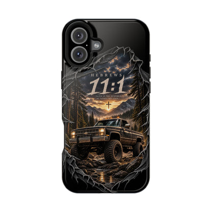 Hebrews 11:1 magnetic phone case