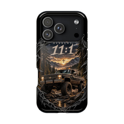 Hebrews 11:1 magnetic phone case
