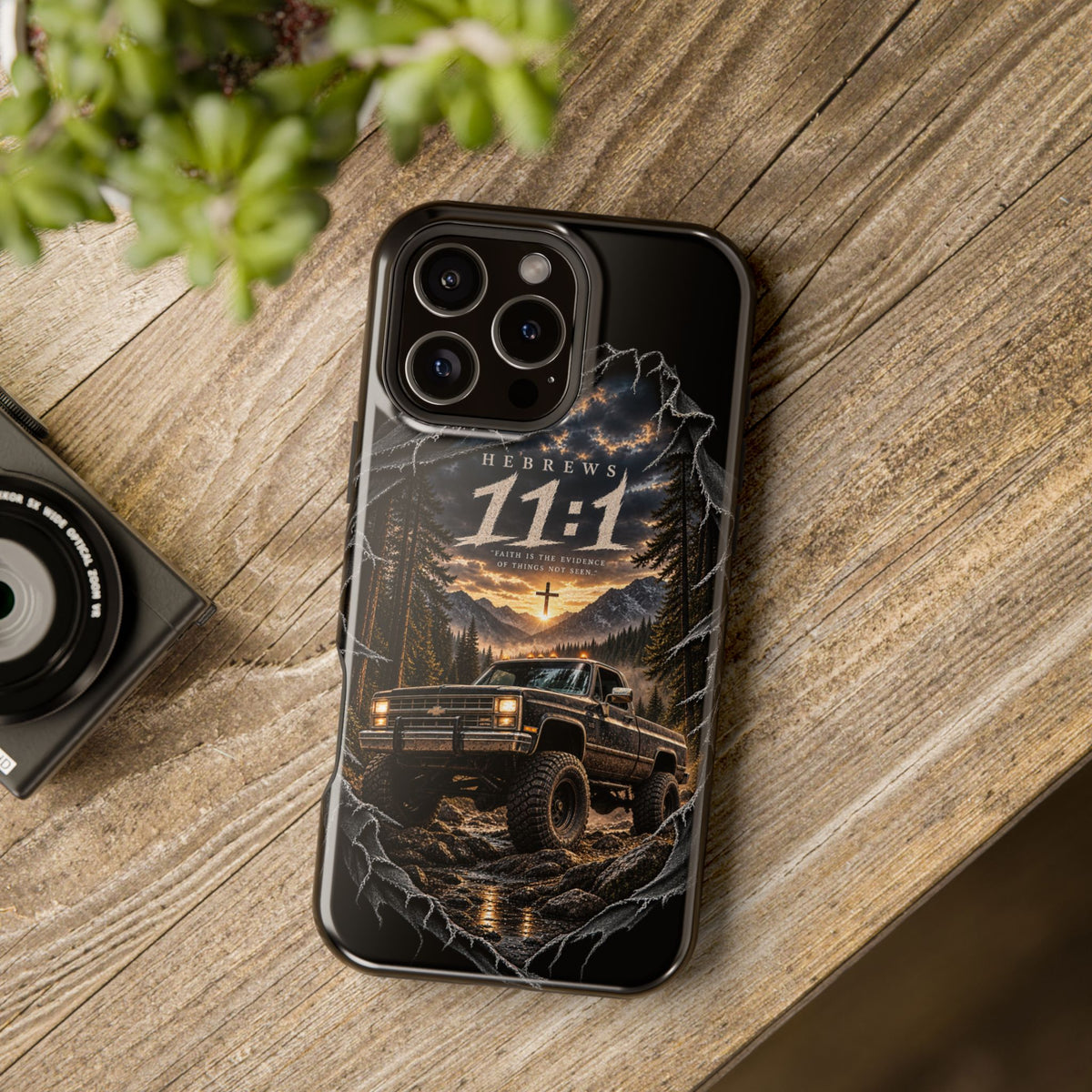 Hebrews 11:1 magnetic phone case