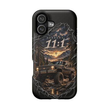 Hebrews 11:1 magnetic phone case