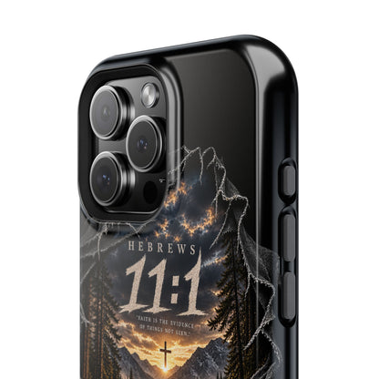 Hebrews 11:1 magnetic phone case
