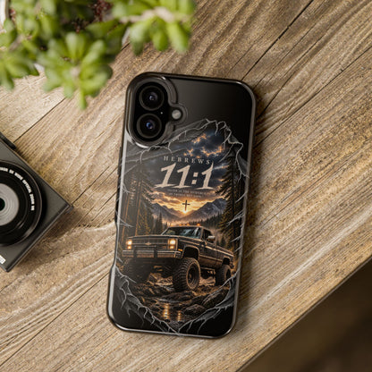 Hebrews 11:1 magnetic phone case