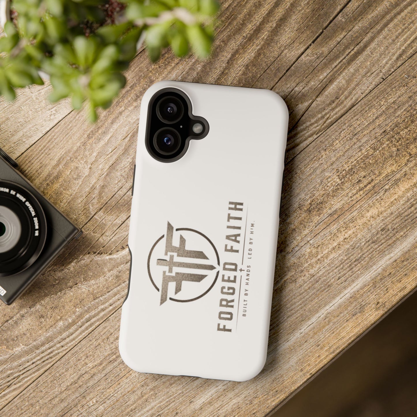 Magnetic Forged Faith logo phone case
