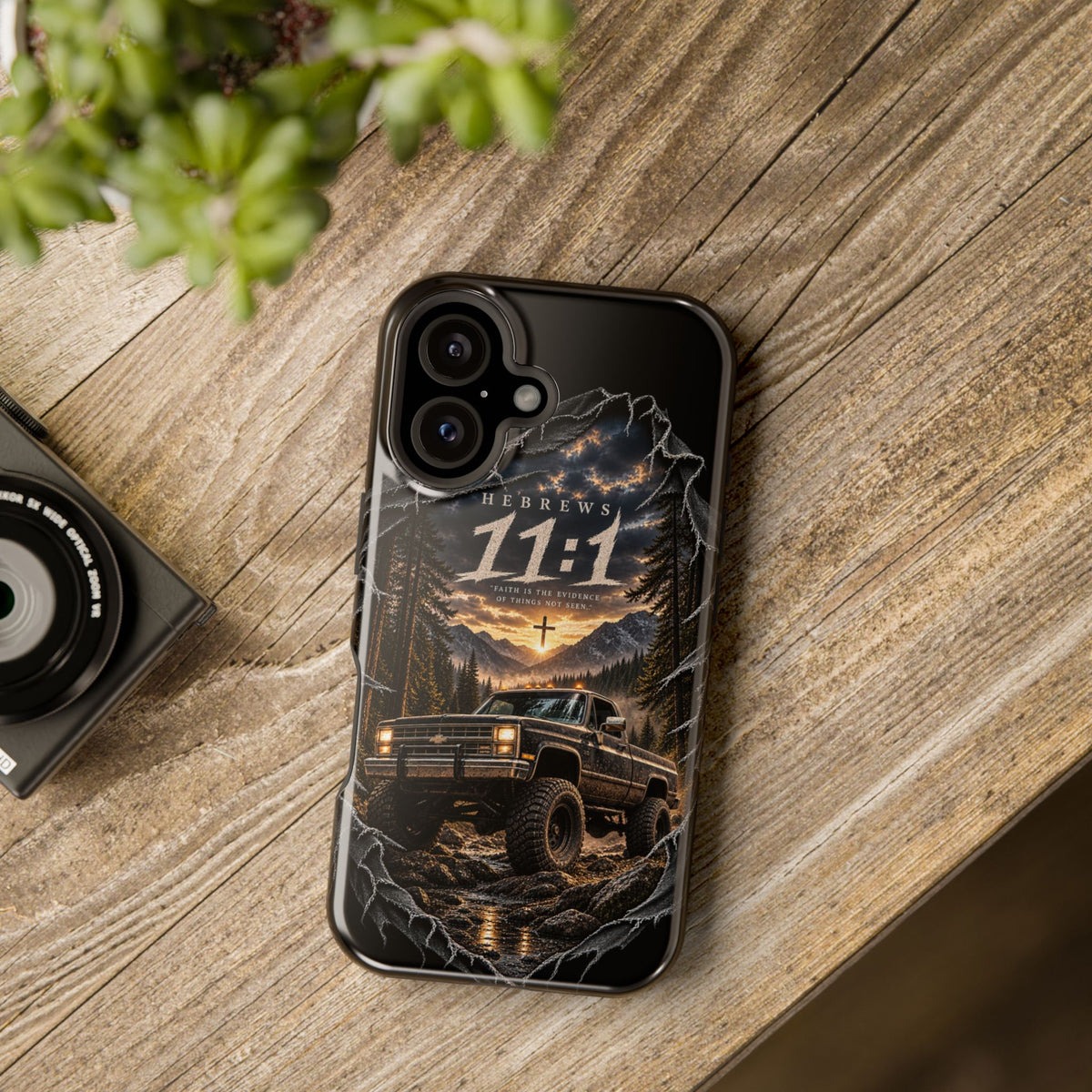 Hebrews 11:1 magnetic phone case