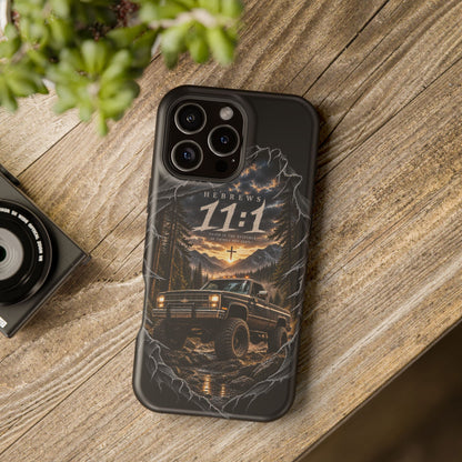 Hebrews 11:1 magnetic phone case