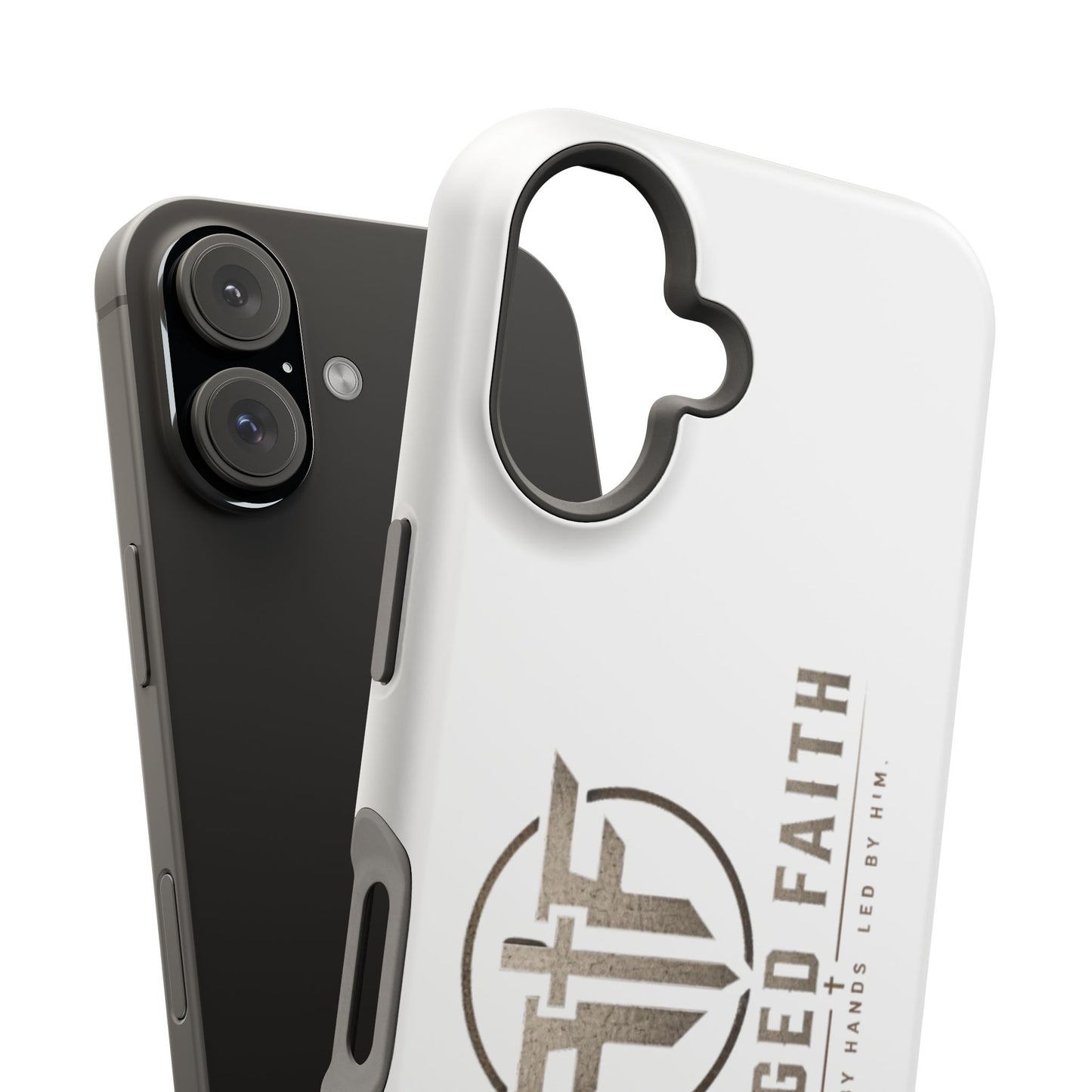 Magnetic Forged Faith logo phone case