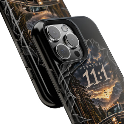 Hebrews 11:1 magnetic phone case