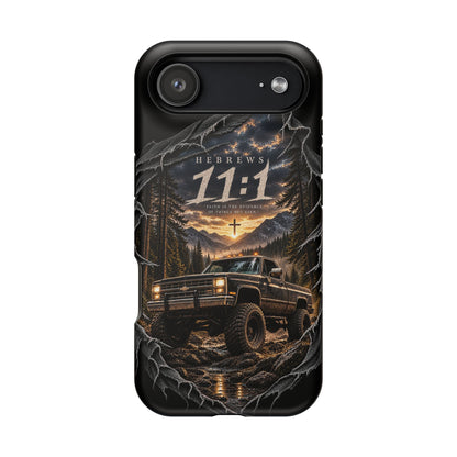 Hebrews 11:1 magnetic phone case