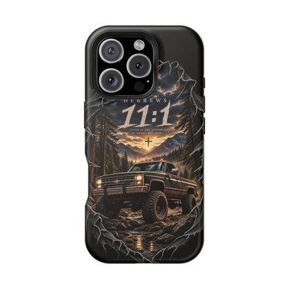 Hebrews 11:1 magnetic phone case