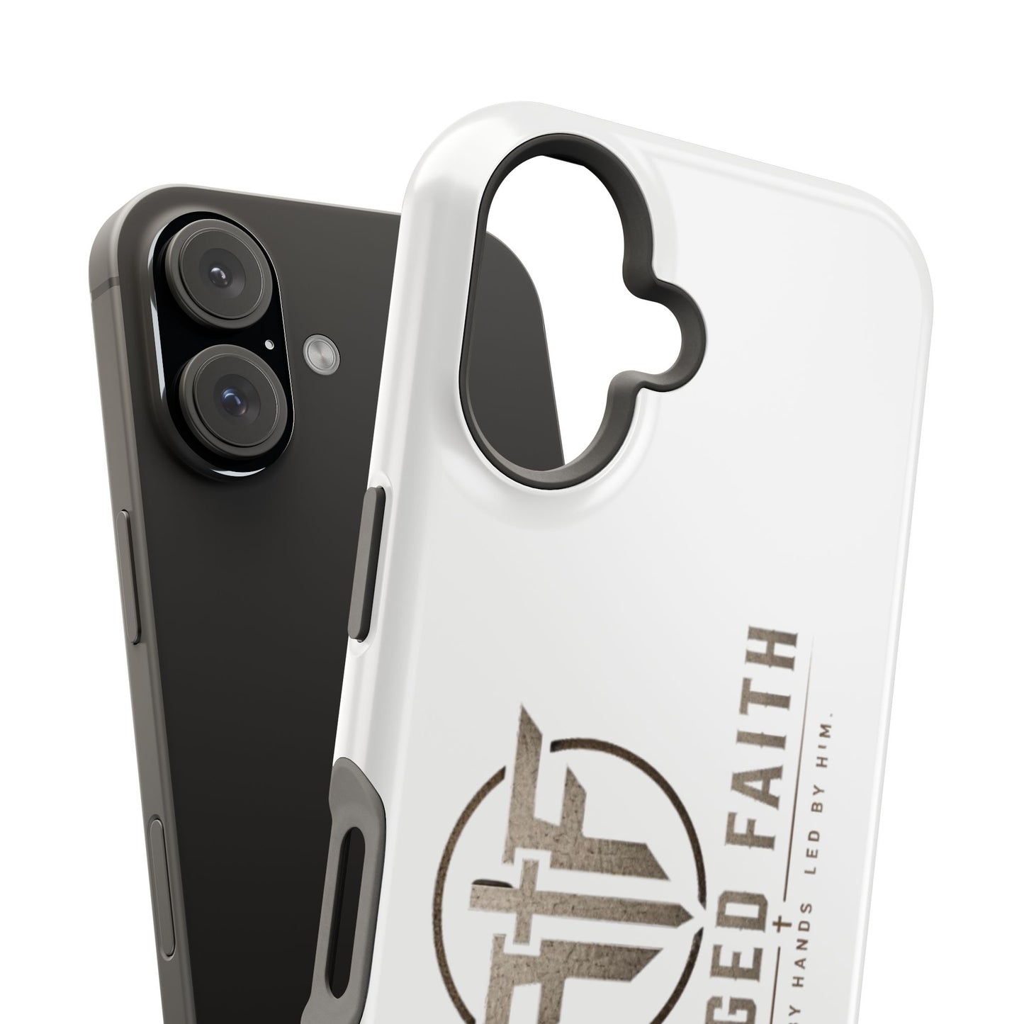 Magnetic Forged Faith logo phone case