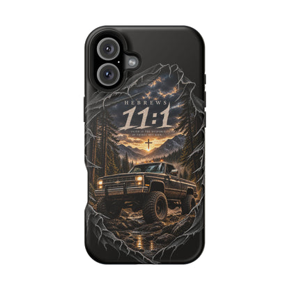 Hebrews 11:1 magnetic phone case