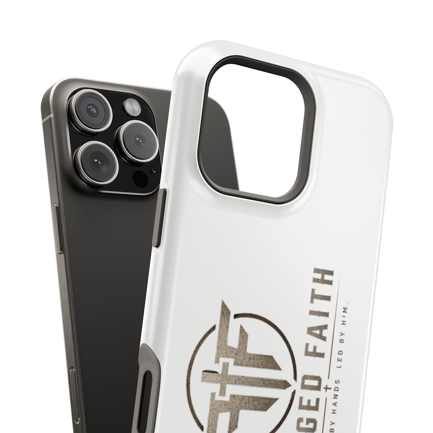 Magnetic Forged Faith logo phone case