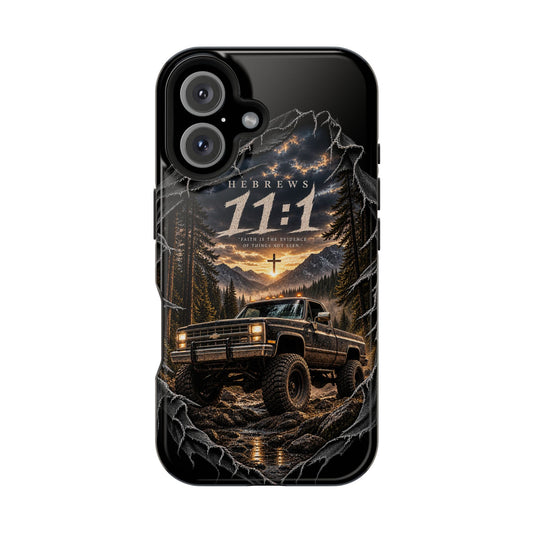 Hebrews 11:1 magnetic phone case