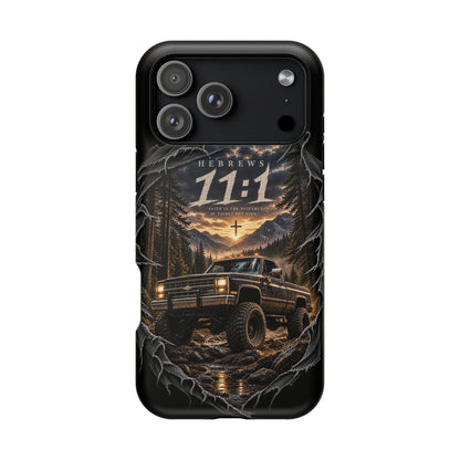 Hebrews 11:1 magnetic phone case