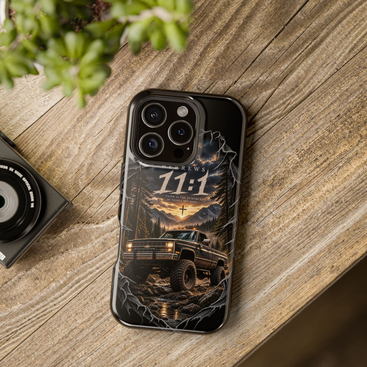 Hebrews 11:1 magnetic phone case