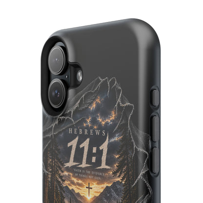 Hebrews 11:1 magnetic phone case