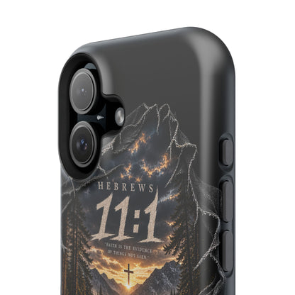 Hebrews 11:1 magnetic phone case