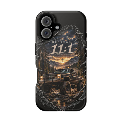 Hebrews 11:1 magnetic phone case