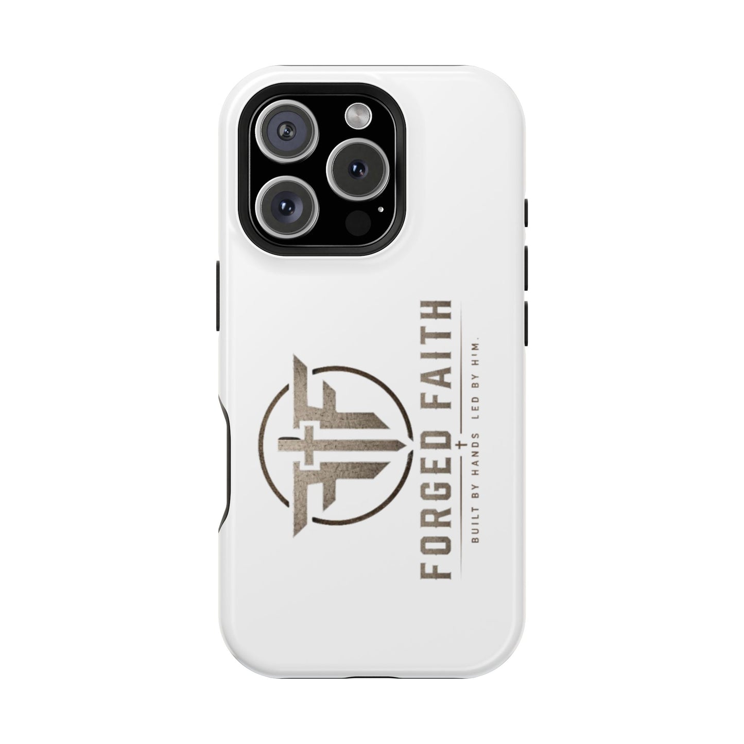 Magnetic Forged Faith logo phone case