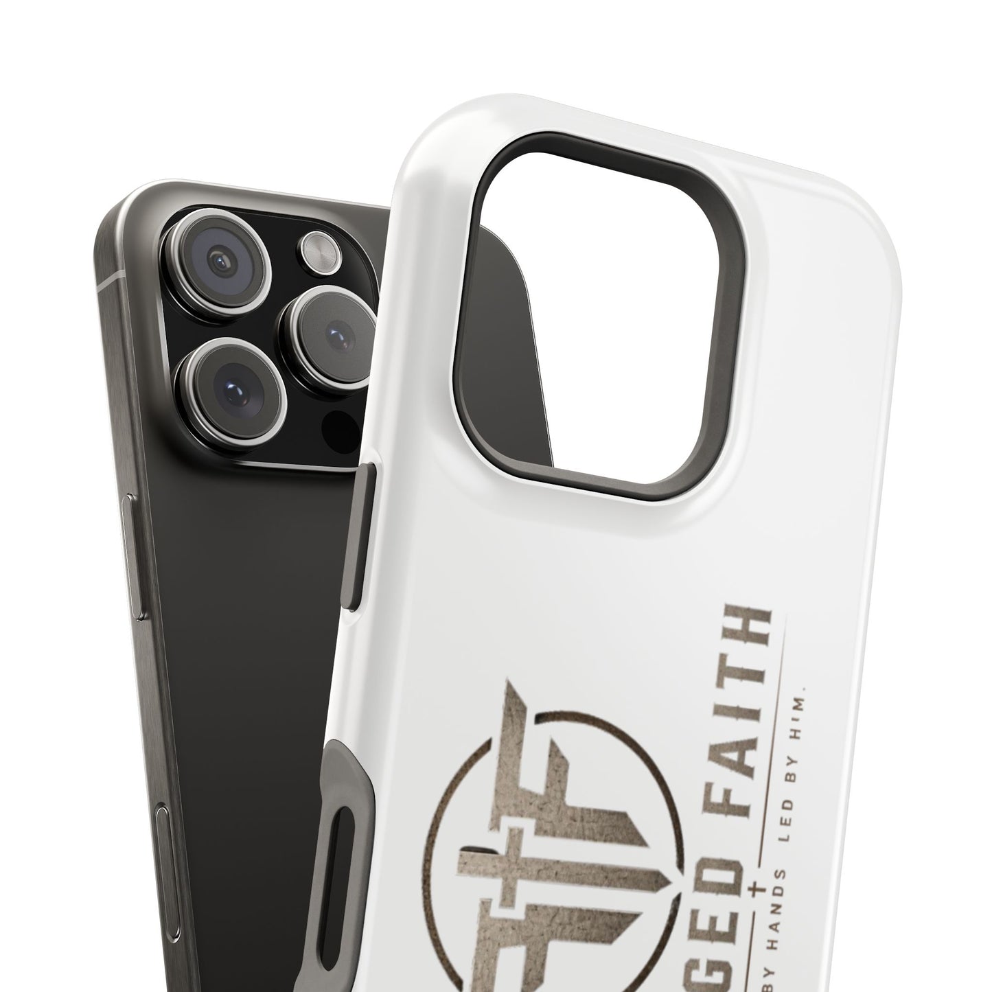 Magnetic Forged Faith logo phone case