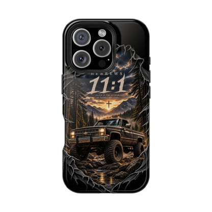 Hebrews 11:1 magnetic phone case