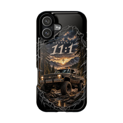 Hebrews 11:1 magnetic phone case