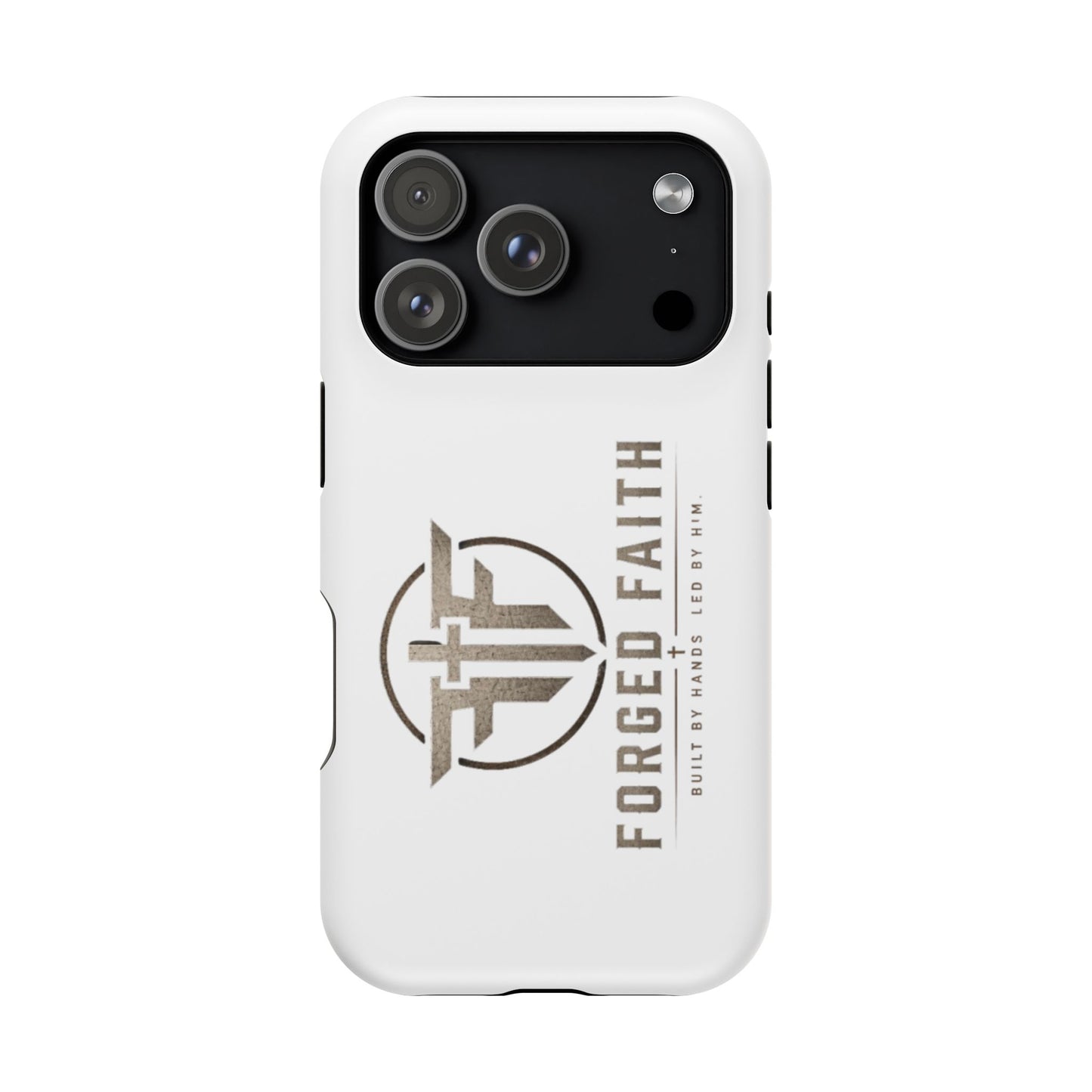 Magnetic Forged Faith logo phone case